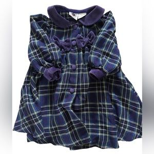Size 2t Girls Purple Plaid Dress - Philadelphia Good Lad